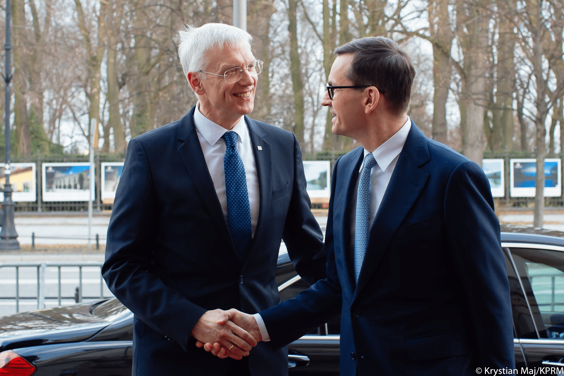 Premier Mateusz Morawiecki spotkał się z premierem Łotwy